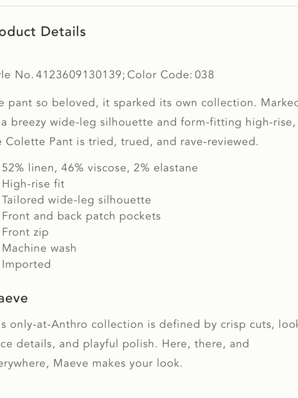 Maeve Anthropologie Blue and White Striped Cropped Wide-Leg Pants 30 Colette - Picture 11 of 16